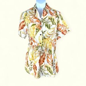 Shore NWT Size‎ Small Beach pull on short set Earthly Trophics